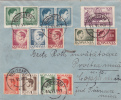 Inflation 1947, Cover, 11 June, 14 Stamps From  Prostea Mica To Sighisoara, Romania - Cartas & Documentos