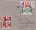 Inflation 1947, Cover, 9 Stamps From  Sighisoara To Prostea Mica, Romania - Cartas & Documentos