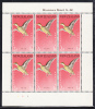 New Zealand Scott #B57a MH Miniature Sheet Of 6 Health Stamps: Tete (Gray Teal) - Nuevos