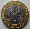 Dix Francs 1993   Sceau Des Grimaldi - 1960-2001 New Francs