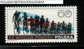 POLAND 1967 20TH CYCLING PEACE RACE NHM Sports Bikes Bicycles Transport - Unused Stamps