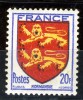 N° 605 Armoiries Normandie - 1941-66 Coat Of Arms And Heraldry