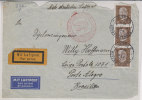 Zeppelins - Allemagne - Empire - Devant De Lettre De 1935 - Valeur 250 Euros ( Mif  Frankatur ) - Zeppelins