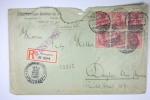 Deutsche Reich Einschreiben Cover 1913 Stuttgart To Dayton Ohio USA, Block 6 X 10 Pf - Cartas & Documentos