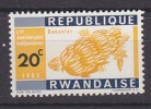 B0835 - RWANDA Yv N°25 ** FLORE - Ongebruikt