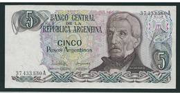 N. 1  Banconota  ARGENTINA  -  Da 5   Pesos -  Anno  1971. - Argentinië