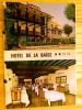 GERS 32 VIC  FEZENZAC SAINT JEAN POUTGE HOTEL RESTAURANT DE LA BAISE 2 CARTES 4 PAGES SCAN R/V - Vic-Fezensac