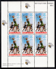 New Zealand Scott #B80a MNH Miniature Sheet Of 6: Girls Playing Basketball - Nuevos