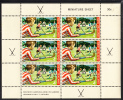 New Zealand Scott #B83a MH Miniature Sheet Of 6: Boys Playing Field Hockey - Nuevos