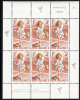 New Zealand Scott #B86a MH Miniature Sheet Of 6: Girl Playing Tennis - Nuevos