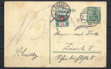 TAX01 - Carte Postale Envoyée De Berlin à Zürich Avec Timbre Taxe CH - Portomarken