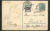 TAX01 - Carte Postale Envoyée De Berlin à Zürich Avec Timbre Taxe CH - Strafportzegels