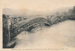 ( CPA 46 ) LUZECH  /  La Reconstruction Du Pont De La Douve  -  Etat Des Travaux Au 6 Mars 1931  - - Luzech