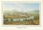 Baden (Schweiz) - Um 1840            Ca. 1990 - Baden