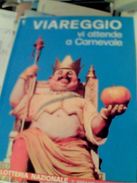 VIAREGGIO, CARNEVALE GRANDI CORSI MASCHERATI VI ATTENDE Lotteria Nazionale N1987 DQ6865 - Karneval - Fasching