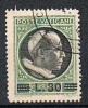 Vatikan, 1945 Aufdruck 30 Lire Auf 20 Lire, MiNr. 123 Gestempelt (a140508) - Usati