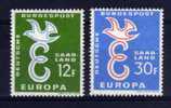 Saar - 1958 - Europa - MH - Nuovi