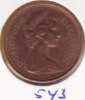 @Y@    Groot Britannie  1/2 New Penny  1971    (543) - 1/2 Penny & 1/2 New Penny