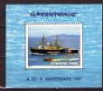Romania 1997 Greenpeace Organizations Ship Ships Transport Sea Schiff Ecology Boat MNH Michel BL306 Scott 4145 - Verzamelingen