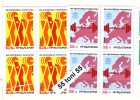 Bulgaria / Bulgarie 1971 XXX European Weight Lifting Championship 2v.-MNH  Block Of Four - Gewichtheben