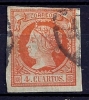 Espagne - 1860 Isabelle II YT 48 Obl. - Usados