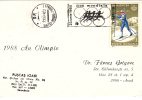 1988 OLYMPIC YEAR, RARE, METTER MARK, ON PC, OBLITERATION CONCORDANTE, ROMANIA - Sommer 1988: Seoul