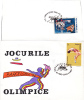 BARCELONA OLYMPIC GAMES, 1992, SPECIAL COVER, OBLITERATION CONCORDANTE, ROMANIA - Ete 1992: Barcelone