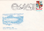 MINING FOOTBALL CUP, 1980, SPECIAL COVER, OBLITERATION CONCORDANTE, ROMANIA - Famous Clubs