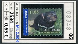 Australien - Australia - Australie - Michel 2534 - Oo Oblit. Used Gebruikt - Tasmanischer Teufel - Tasmanian Devil - Gebruikt