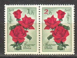 Ungarn; 1961; Michel 1755/6 **; 1 Mai - Unused Stamps