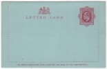 PS (LC 85 Points) EDOUARD VII  1p  2Line On The Back   Mint SUP ! - Stamped Stationery, Airletters & Aerogrammes