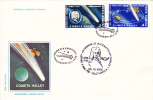 ASTROLOGIST AND MATHEMATICIAN,HALLEY COMMET, 2009, COVER FDC, OBLITERATION, SPECIAL, ROMANIA - Astrologie