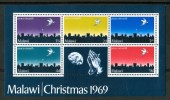 1969 Malawi Natale Christmas Noel Block MNH** C67 - Malawi (1964-...)