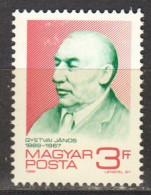 Ungarn; 1989; Michel 4013 **; Janos Gyetvai - Unused Stamps