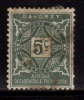 Damomey MH 1914, 5c Postage  Due ,a S Sscan - Unused Stamps