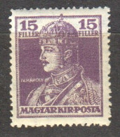 Ungarn; 1918; Michel 214 **; König Karl IV - Ungebraucht