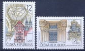 CZ 2011-670-71 ARCHITEKTURE, CZECH REPUBLIK, 1 X 2v, MNH - Ongebruikt