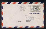 RB 835 - Canal Zone 1948 Balboa Heights To Coventry UK - Unusual Handstamp "By Air To And In USA" - Kanalzone