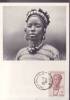 AFRIQUE OCCIDENTALE FRANCAISE CARTE     MAXIMUM NUM.YVERT   34  JEUNE FEMME DJENNE - Lettres & Documents