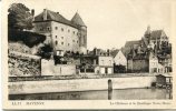 CPA 53 MAYENNE LE CHATEAU ET LA BASILIQUE NOTRE DAME 1942 - Mayenne