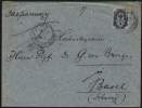 RUSSIA 1902 - COVER  From KRONSTAAT Nº 1 - S.Peterburg To BASEL, SWITZERLAND - Lettres & Documents