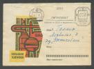 USSR RUSSIA  , PETROCHEMISTRY  ,   POSTAL  COVER 1964 , MOSCOW GYPROPLAST MACHINE STAMP - Frankeermachines (EMA)