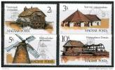 HUNGARY - 1989.Old Mills Cpl. Set MNH! - Windmills