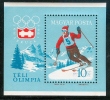 HUNGARY-1964.Souv.Sheet-Winter Olympics Innsbruck MNH! - Invierno 1964: Innsbruck