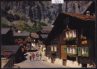 Leukerbad (Loèche-les-Bains) : Dorfstrasse ; Gr. Format 10 / 15 ; Pli En-dessous Du Timbre (scan Verso) (7861) - Loèche