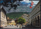 Leukerbad Dorfplatz Ca 1984 - Loèche-les-Bains : Maison-Blanche Hotel ; Gr. Format 10 / 15 (7866) - Loèche