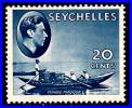 SEYCHELLES 1938 KGVI 20c FISHING CANOE SC#135//SG#140 MLH CV£42 (DO565) - Seychellen (...-1976)