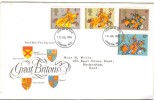 1974 Great Britons FDI 10th July 1974 British Post Office Official  Typed  Addressed FDC - 1971-1980 Em. Décimales