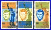 SHARJAH 1966 KENNEDY SET RE-VALUED  MNH STATUE Of LIBERTY (D012) - Sharjah