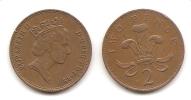 Great Britain, 1988, 2 New Penny - 2 Pence & 2 New Pence